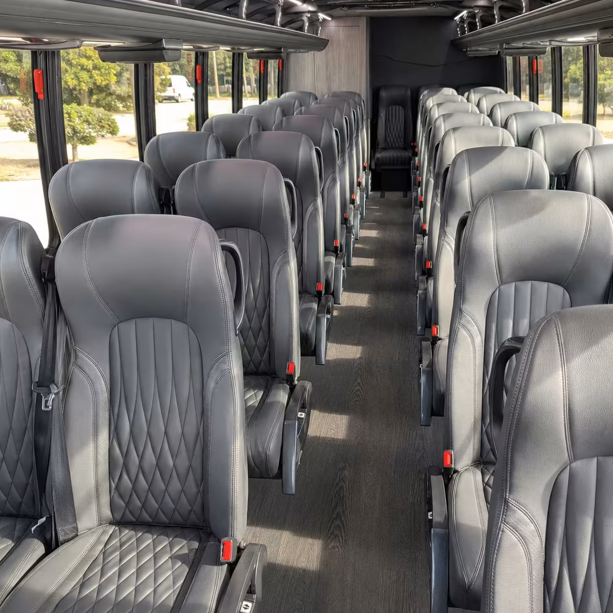 25 passenger minibus interior