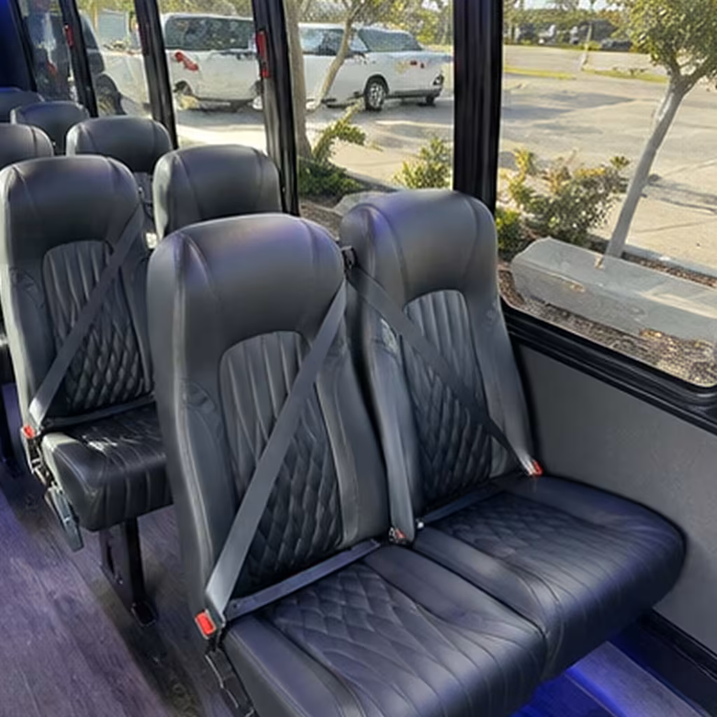 28 passenger minibus inside