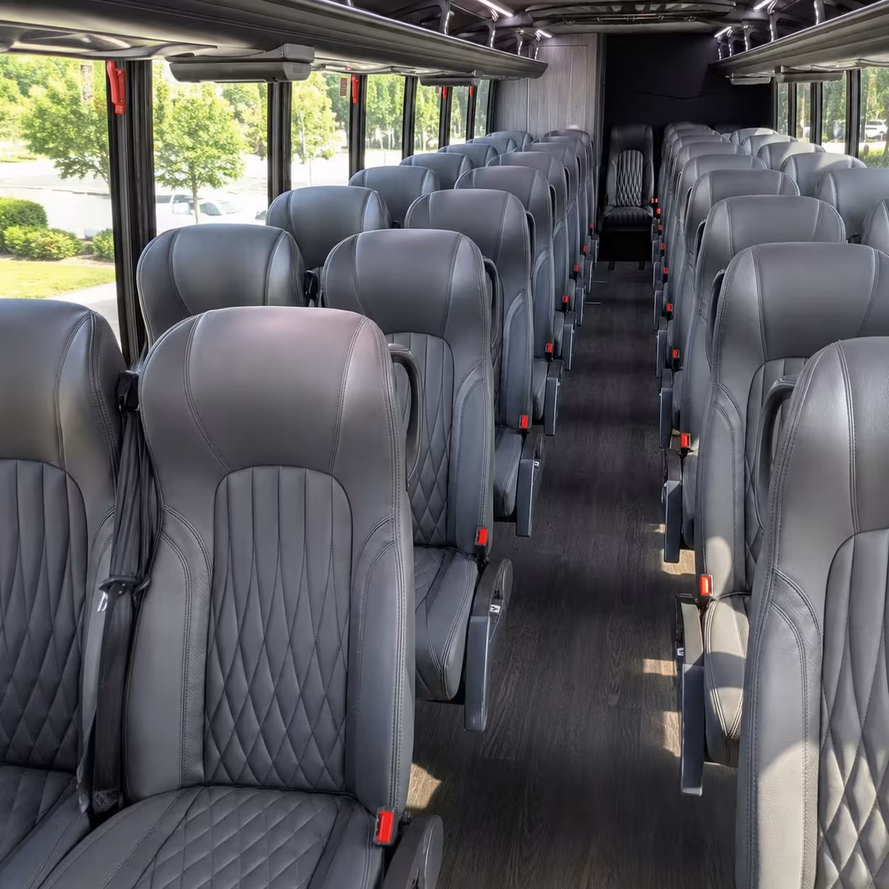 28 passenger minibus interior