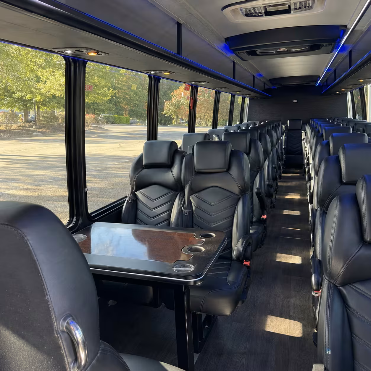 30 passenger minibus interior