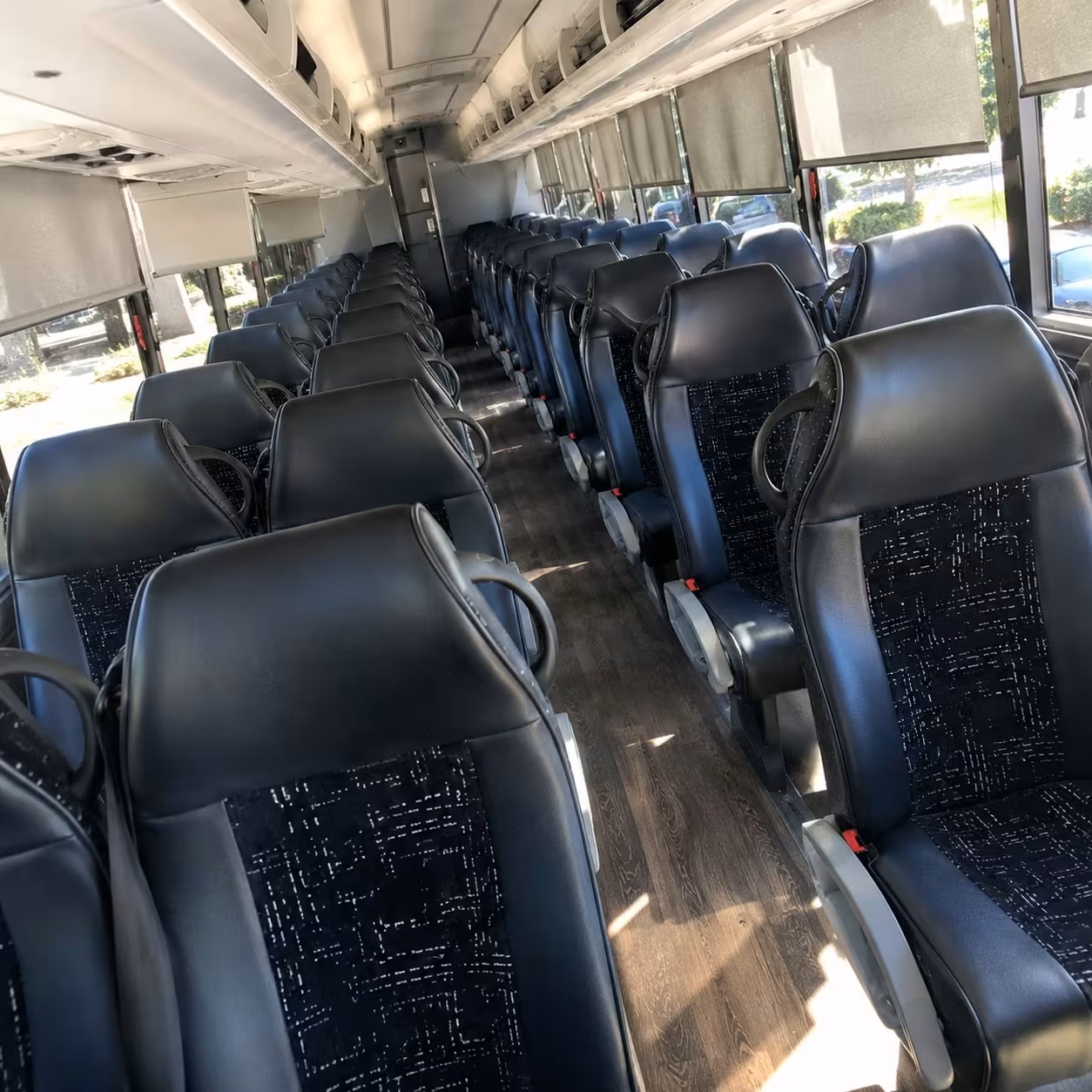san bruno charter bus interior